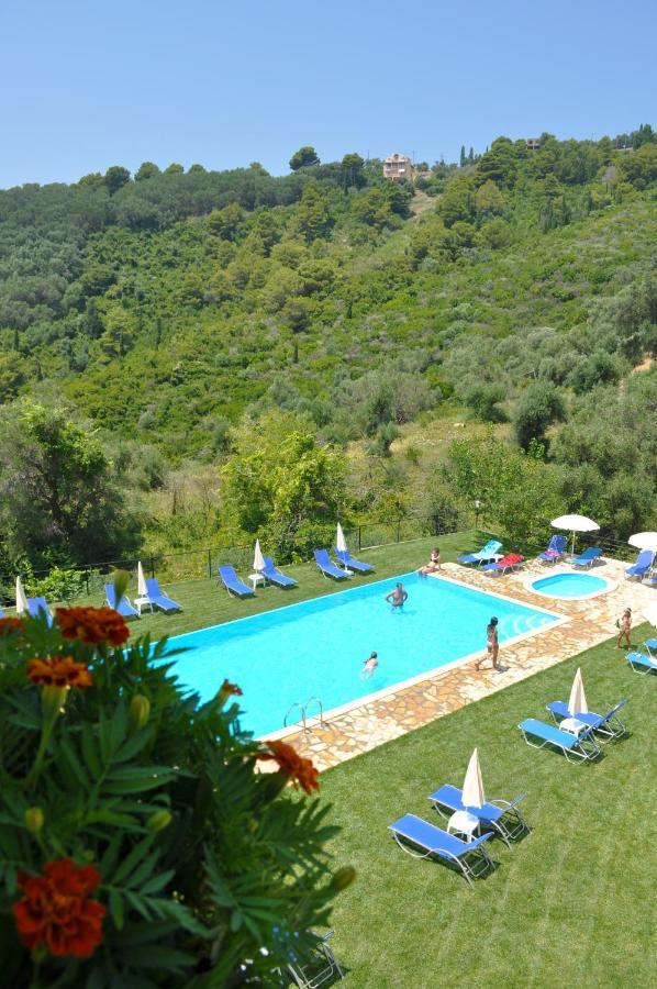 Luxury Loft Apartment With Pool - Pelekas Beach, Corfu Eksteriør billede